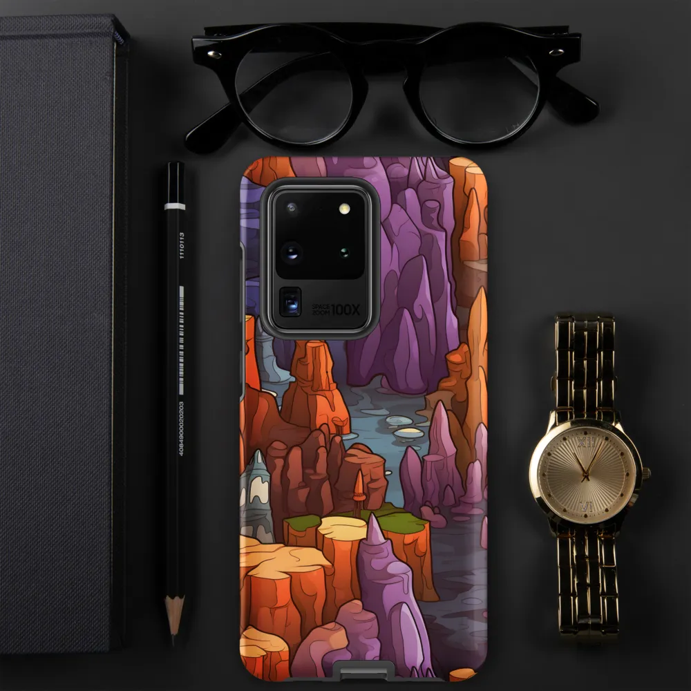 Vibrant Rockscape: A Digital Odyssey