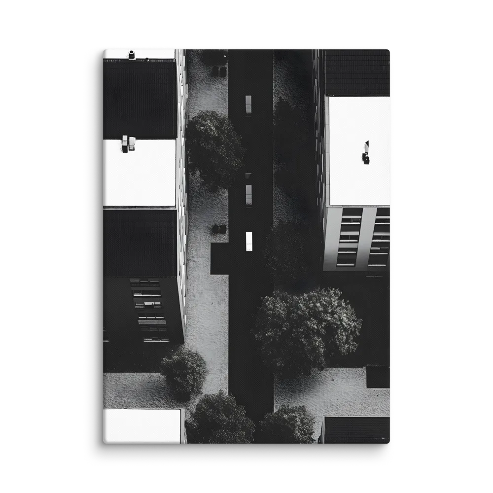 Urban Serenity from Above | Canvas | 40″×55″