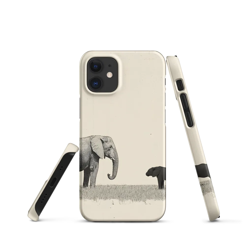 Contrasting Companions | Phone Case |  12 Mini | Snap Case | Matte