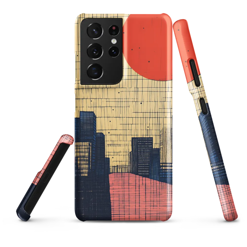 Urban Echoes: A Minimalist Cityscape