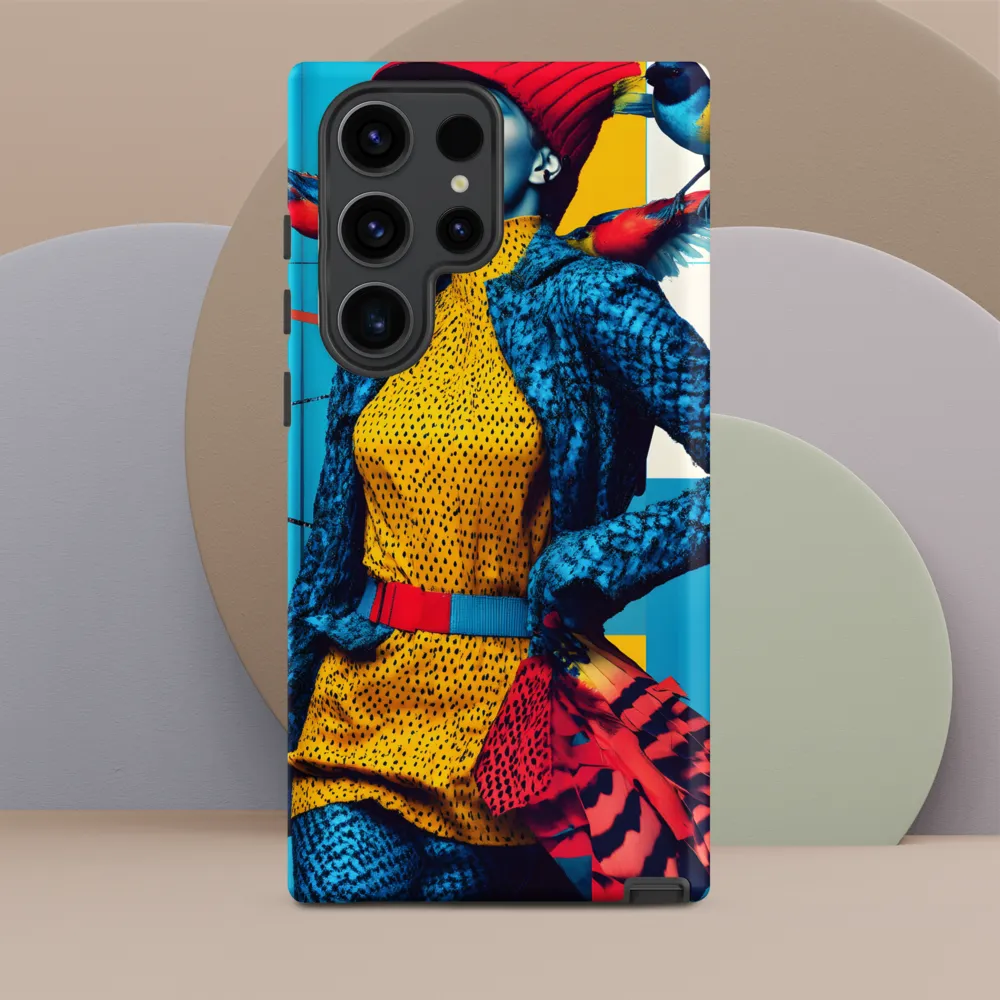 Vibrant Fusion of Nature and Fashion
