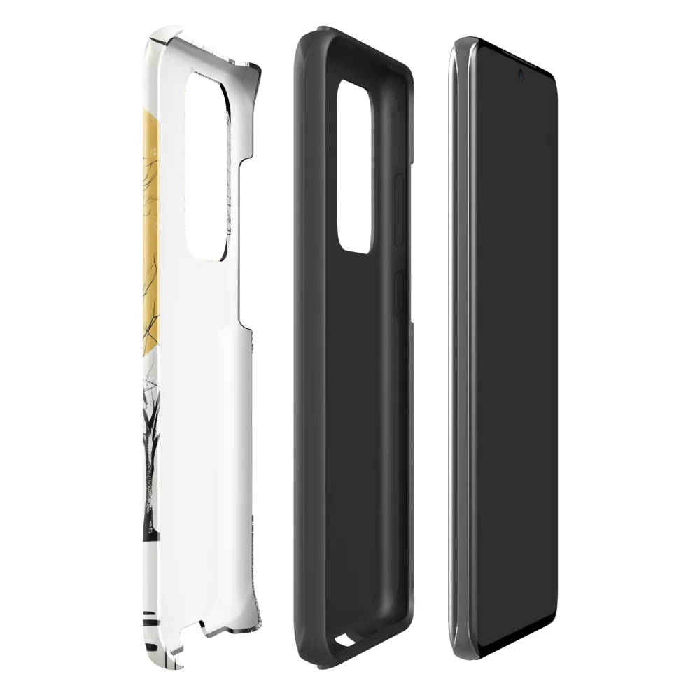 Solitude Under the Yellow Sun | Phone Case |  S20 Ultra | Tough Case | Glossy