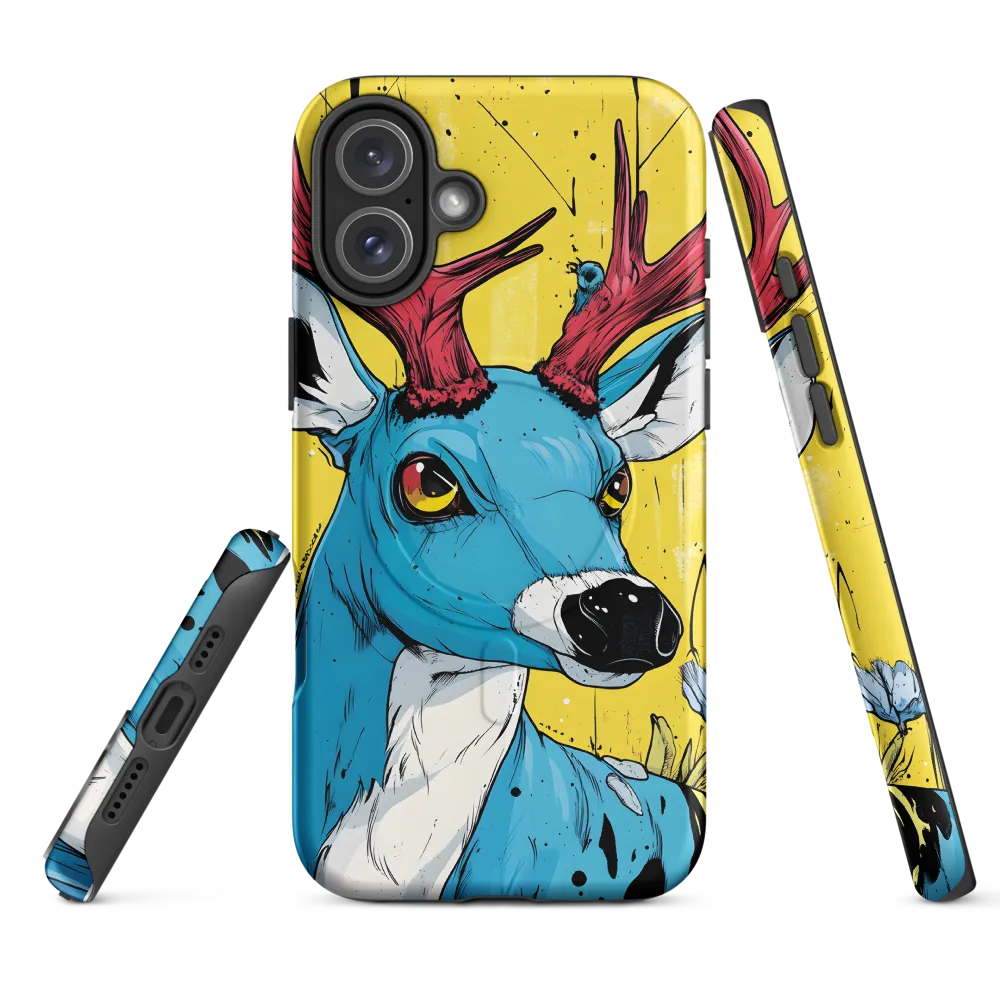 Vivid Antlers: A Modern Take on Nature