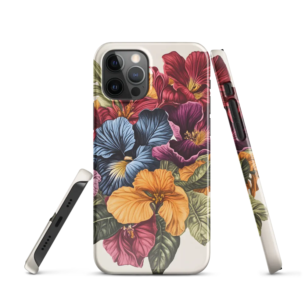 Floral Symphony in Color | Phone Case |  12 Pro | Snap Case | Glossy