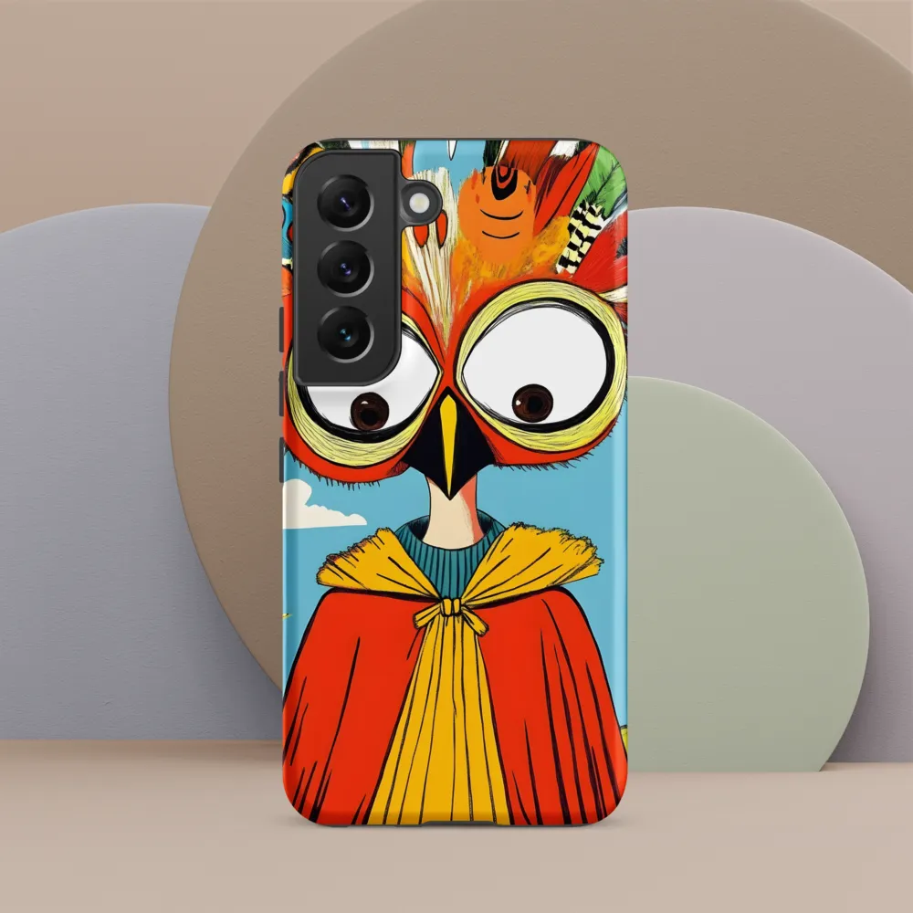 A Whimsical Encounter: The Owl-Human Fusion