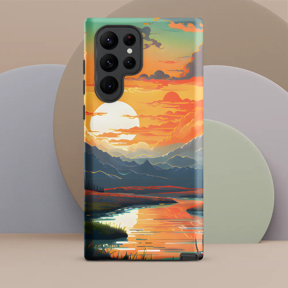 Serenity at Dusk | Phone Case |  S22 Ultra | Tough Case | Matte