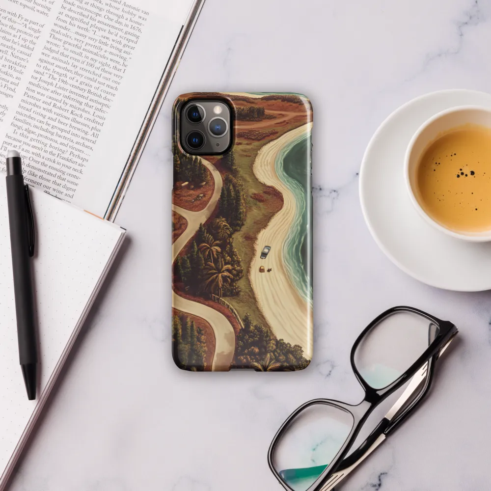 Winding Serenity: A Coastal Journey | Phone Case |  11 Pro Max | Snap Case | Glossy