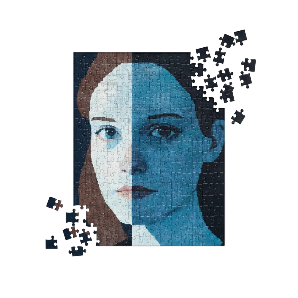 Duality in Blue | Jigsaw Puzzle | 252 pieces