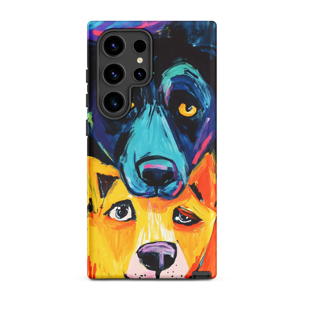 Vibrant Companions: An Expression of Canine Spirit