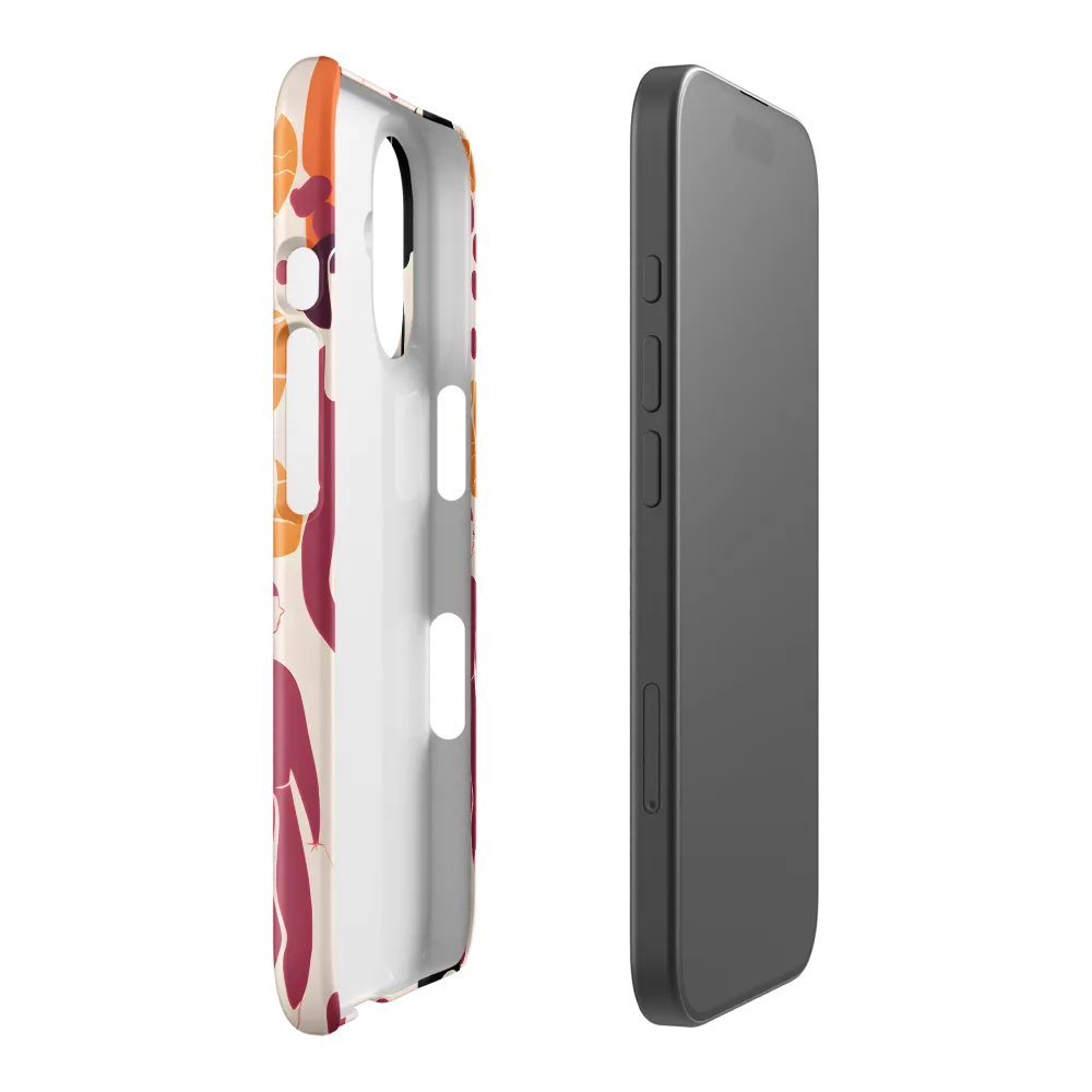 Fashion and Flora: An Abstract Dance | Phone Case