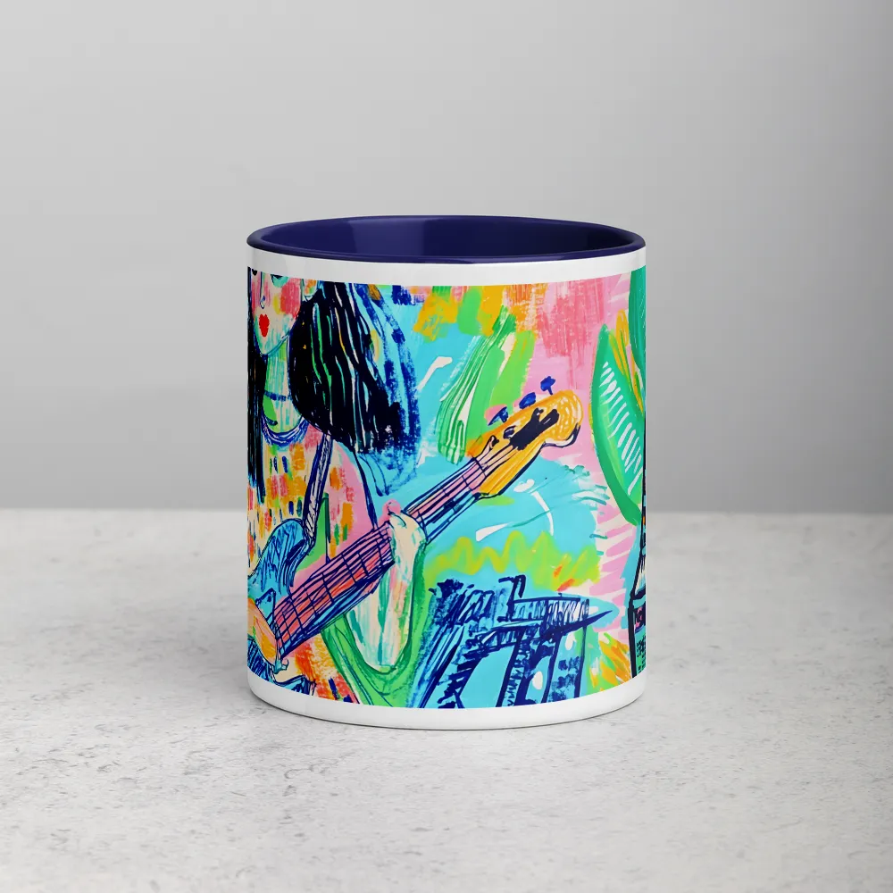 Electric Lullaby in Turquoise and Pink