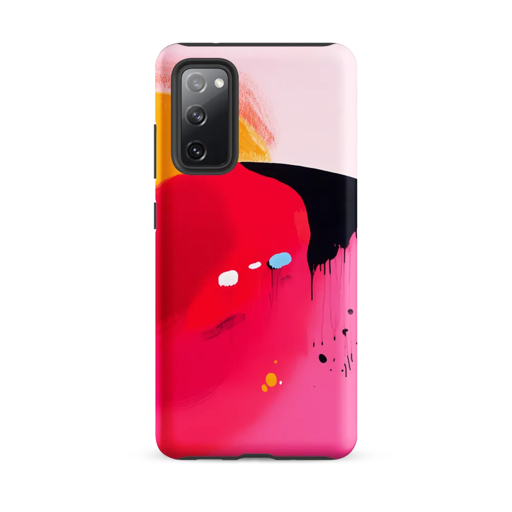 Magenta Sweep — Study in Drips and Fields