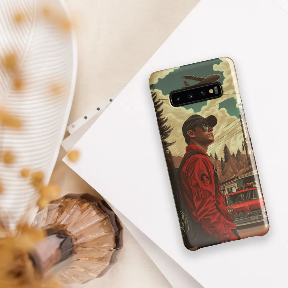 Navigating Dreams: A Surreal Adventure | Phone Case |  S10 Plus | Snap Case | Glossy