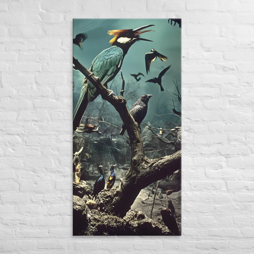 Whispers of the Avian Realm | Canvas | 30″×60″