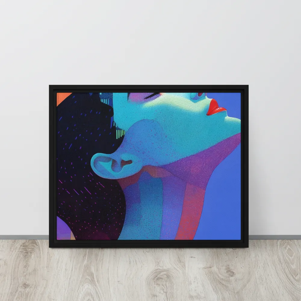 Ethereal Reverie | Canvas with Black Frame | 16″×20″