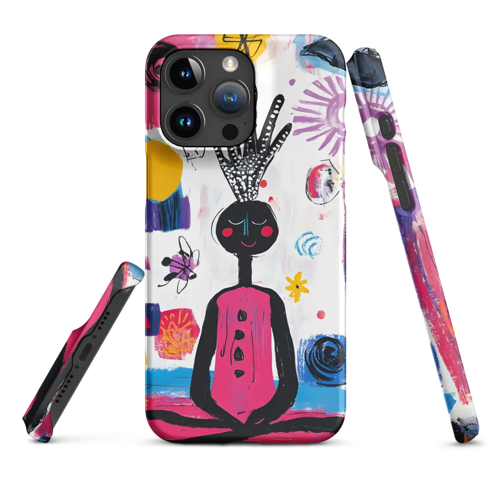 Crowned Serenity: A Meditative Journey | Phone Case |  15 Pro Max | Snap Case | Matte