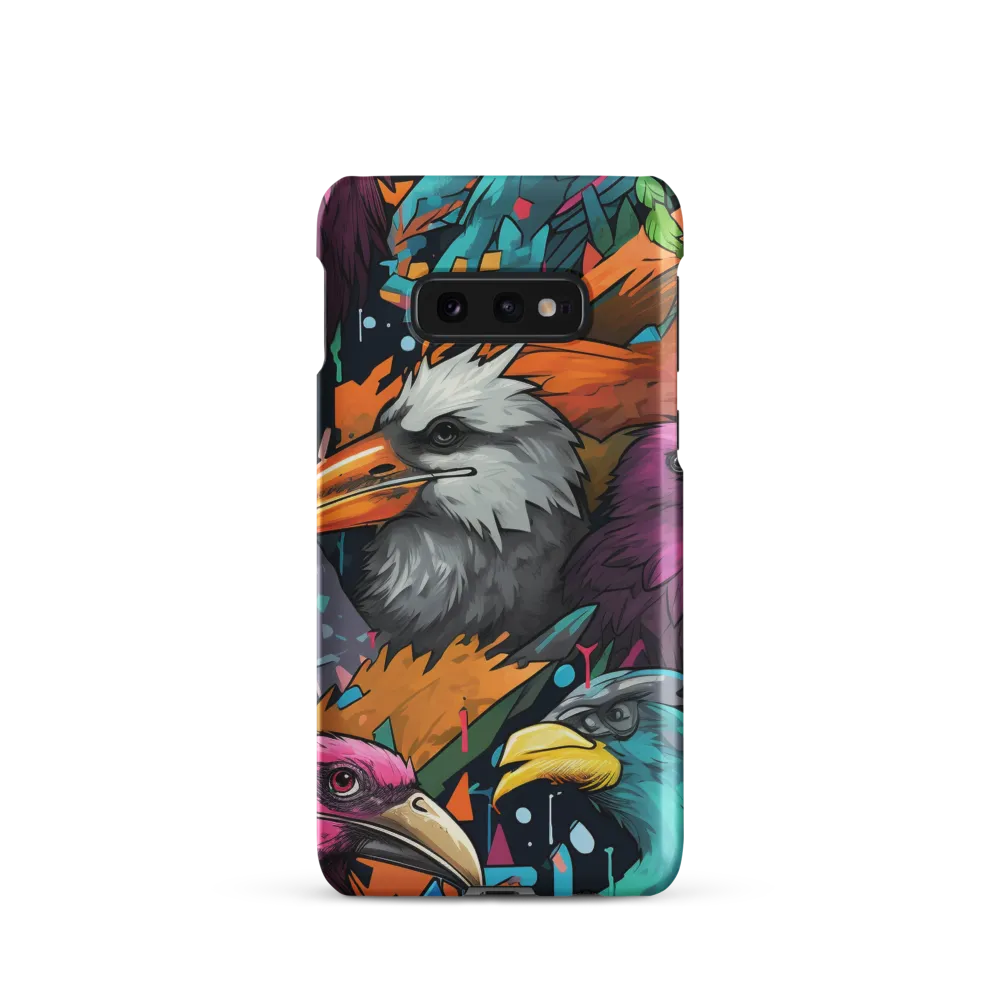 Avian Vortex: A Celebration of Color and Form | Phone Case |  S10e | Snap Case | Matte