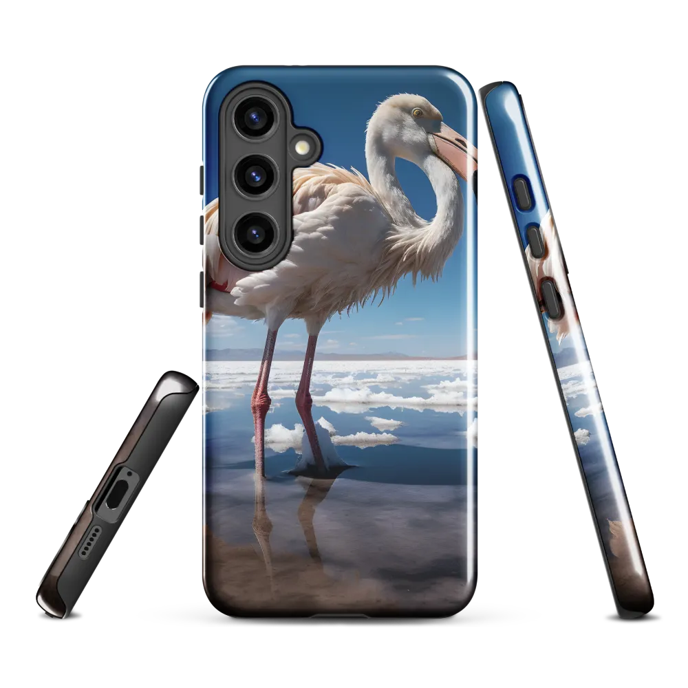 Graceful Solitude of a Flamingo