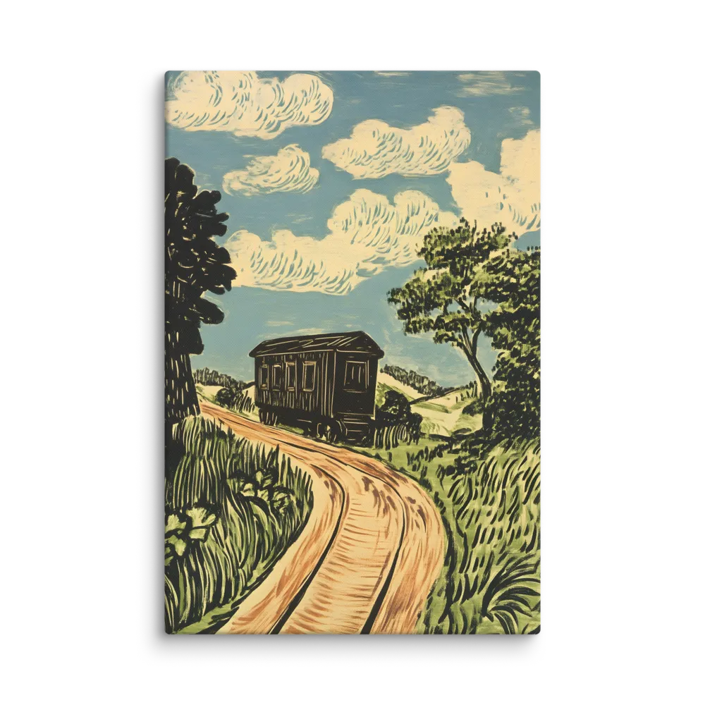 Nostalgia on the Rails | Canvas | 32″×48″