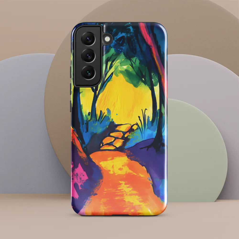 Path Through a Vibrant Forest