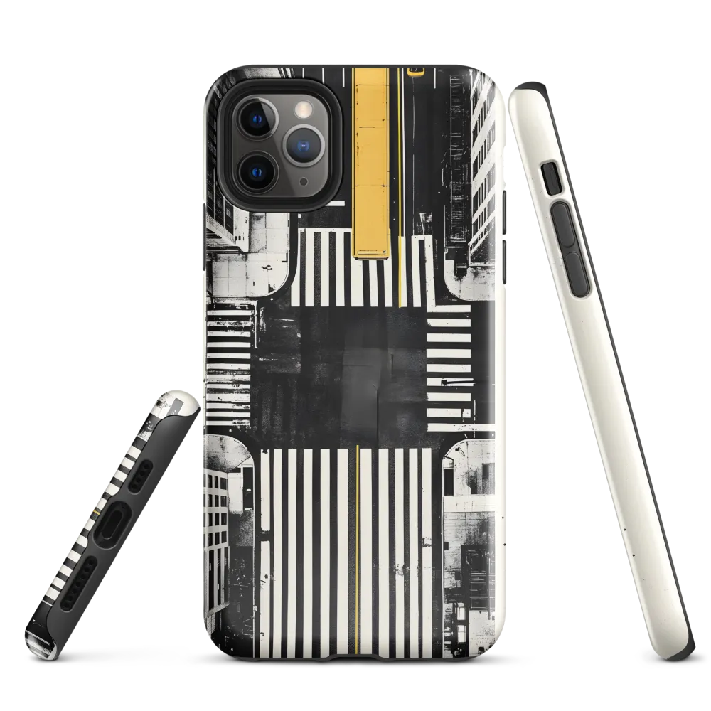 Urban Symphony: Aerial Intersection | Phone Case |  11 Pro Max | Tough Case | Glossy