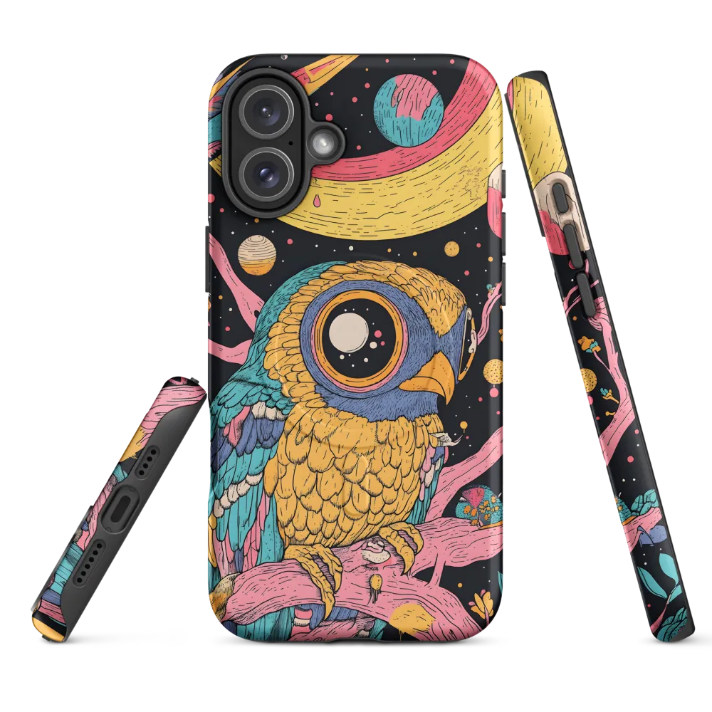 Whimsical Cosmic Owl | Phone Case |  16 Plus | MagSafe® Tough Case | Matte