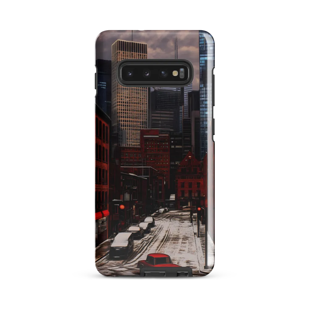 Winter's Urban Embrace | Phone Case |  S10 Plus | Tough Case | Glossy