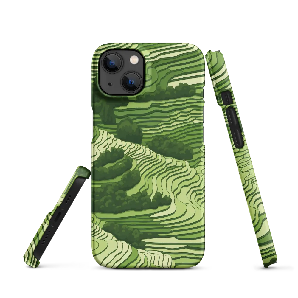 Waves of Green: An Abstract Landscape