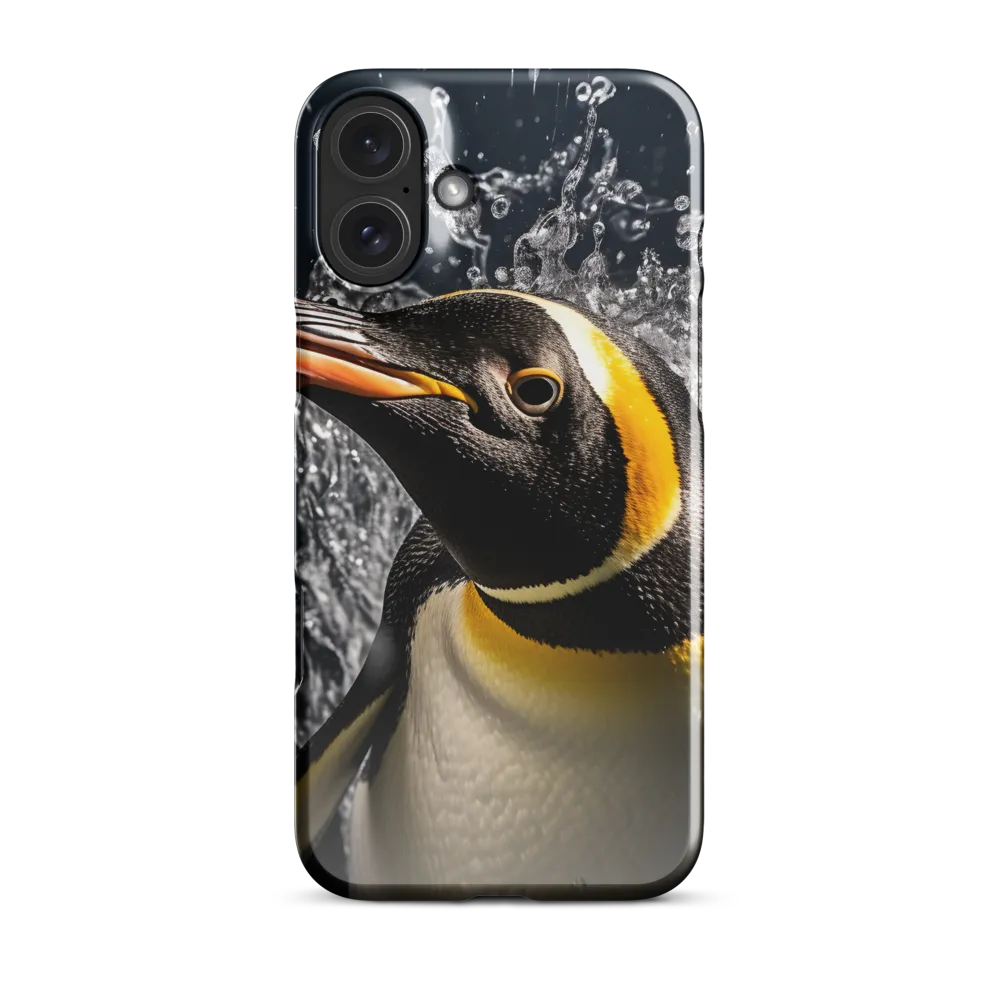Emerging Majesty: The Penguin in Motion | Phone Case |  16 Plus | Snap Case | Glossy