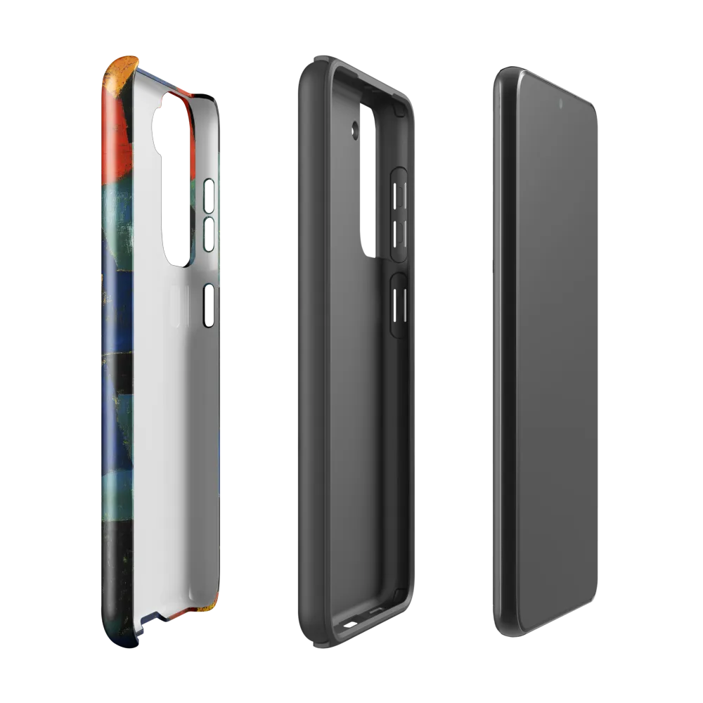 Dynamic Geometry in Color | Phone Case |  S21 | Tough Case | Glossy