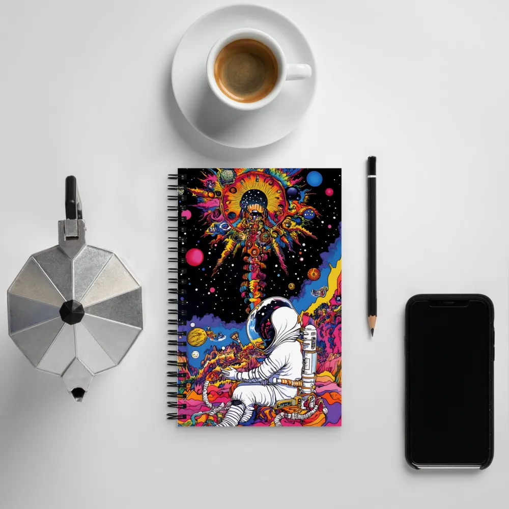 Cosmic Wonder: An Astronaut's Journey Through Color | Spiral Notebook