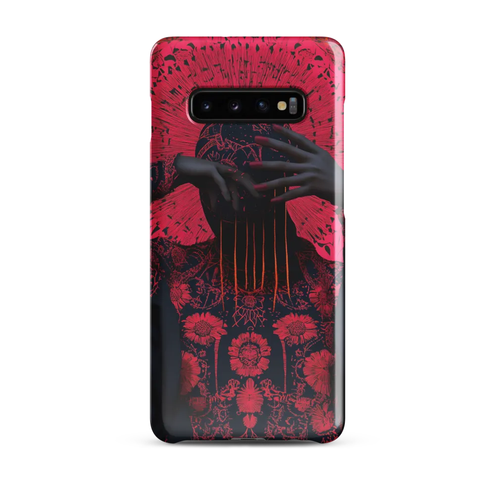 Floral Enigma | Phone Case |  S10 Plus | Snap Case | Glossy