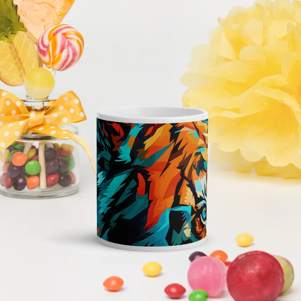 Wild Symphony: Abstract Tigers | Mugs | Multiple Sizes & Colors