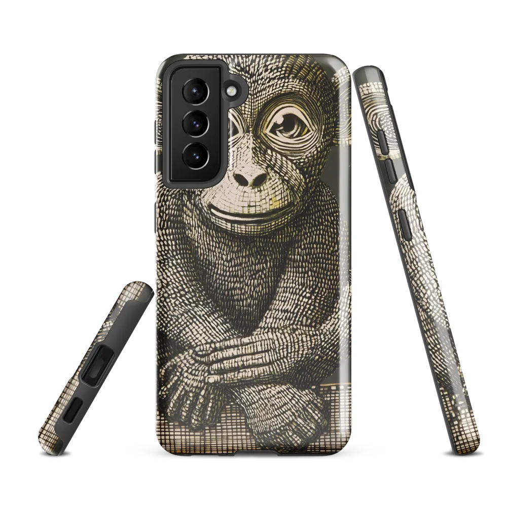 Intricate Primate Portrait