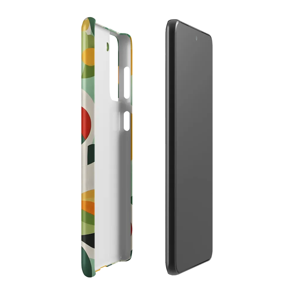 Harmony in Shapes: A Playful Abstract Design | Phone Case |  S21 Plus | Snap Case | Matte