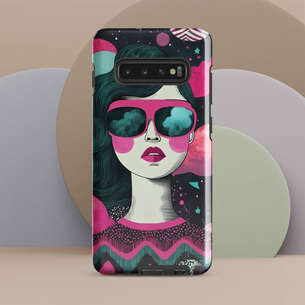 Chic Dreams: A Pop Art Portrait | Phone Case |  S10 Plus | Tough Case | Glossy