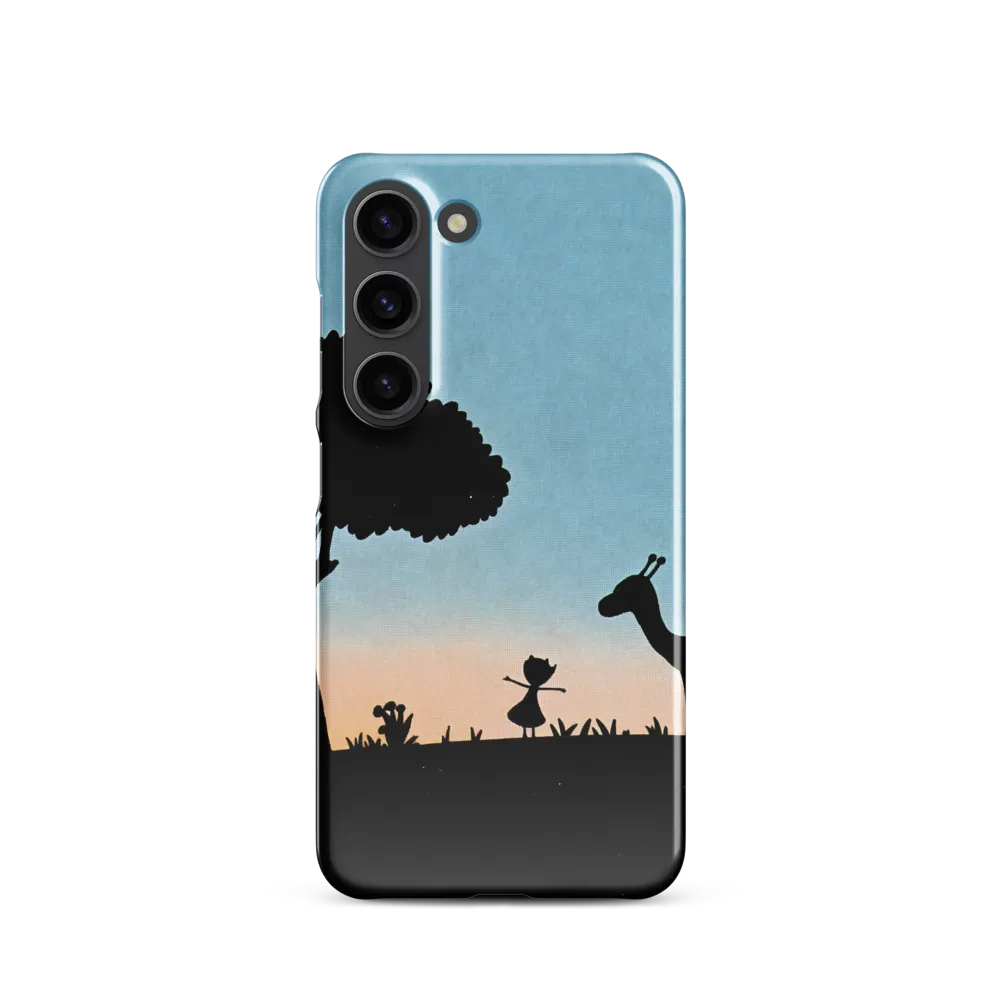 Curiosity in the Silhouette | Phone Case |  S23 | Snap Case | Glossy