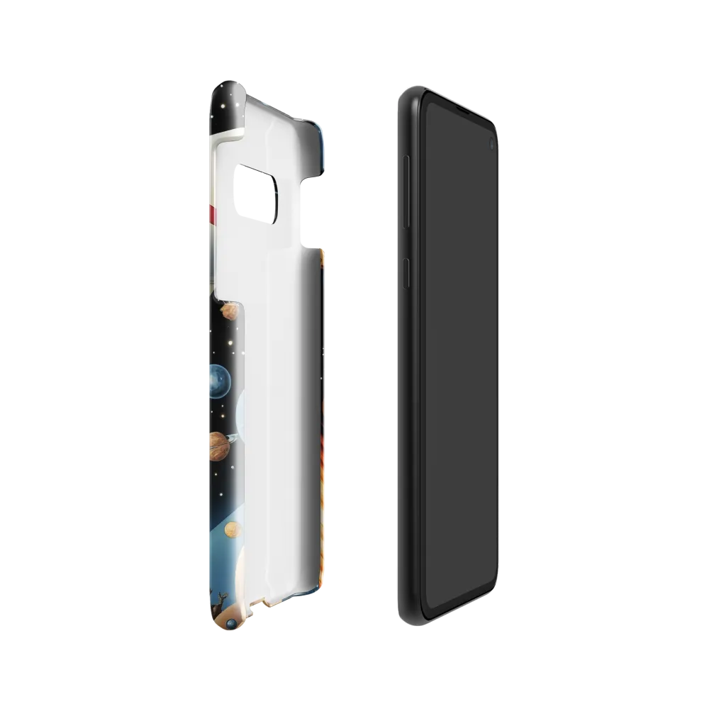 Journey Through the Cosmos | Phone Case |  S10e | Snap Case | Glossy