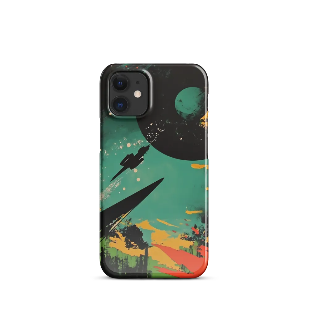 Journey Through the Cosmic Canvas | Phone Case |  12 Mini | Snap Case | Glossy
