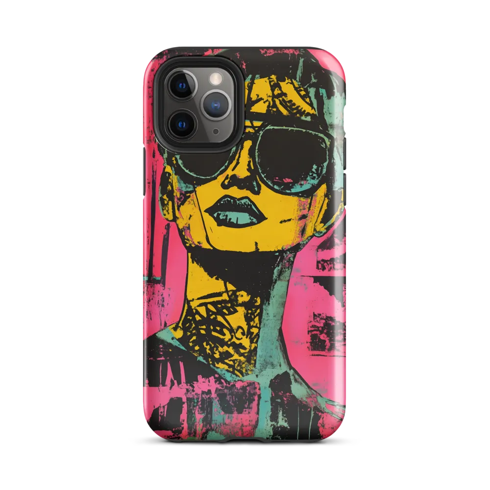Confident Portrait in Neon Colors