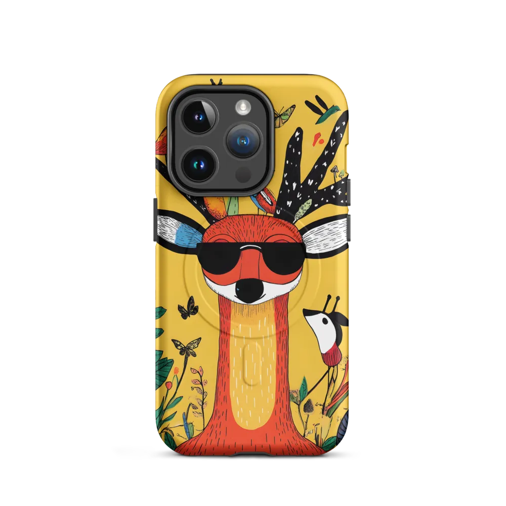 Playful Deer with Sunglasses