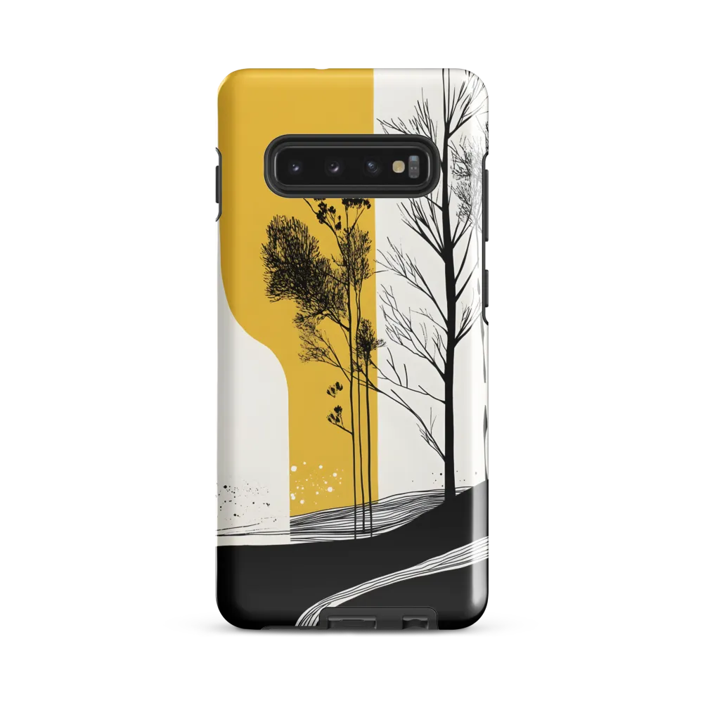 Whispers of Nature: An Abstract Landscape | Phone Case |  S10 Plus | Tough Case | Glossy