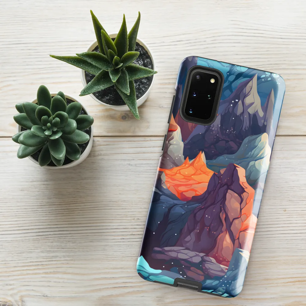 Mystical Peaks of Imagination | Phone Case |  S20 Plus | Tough Case | Glossy