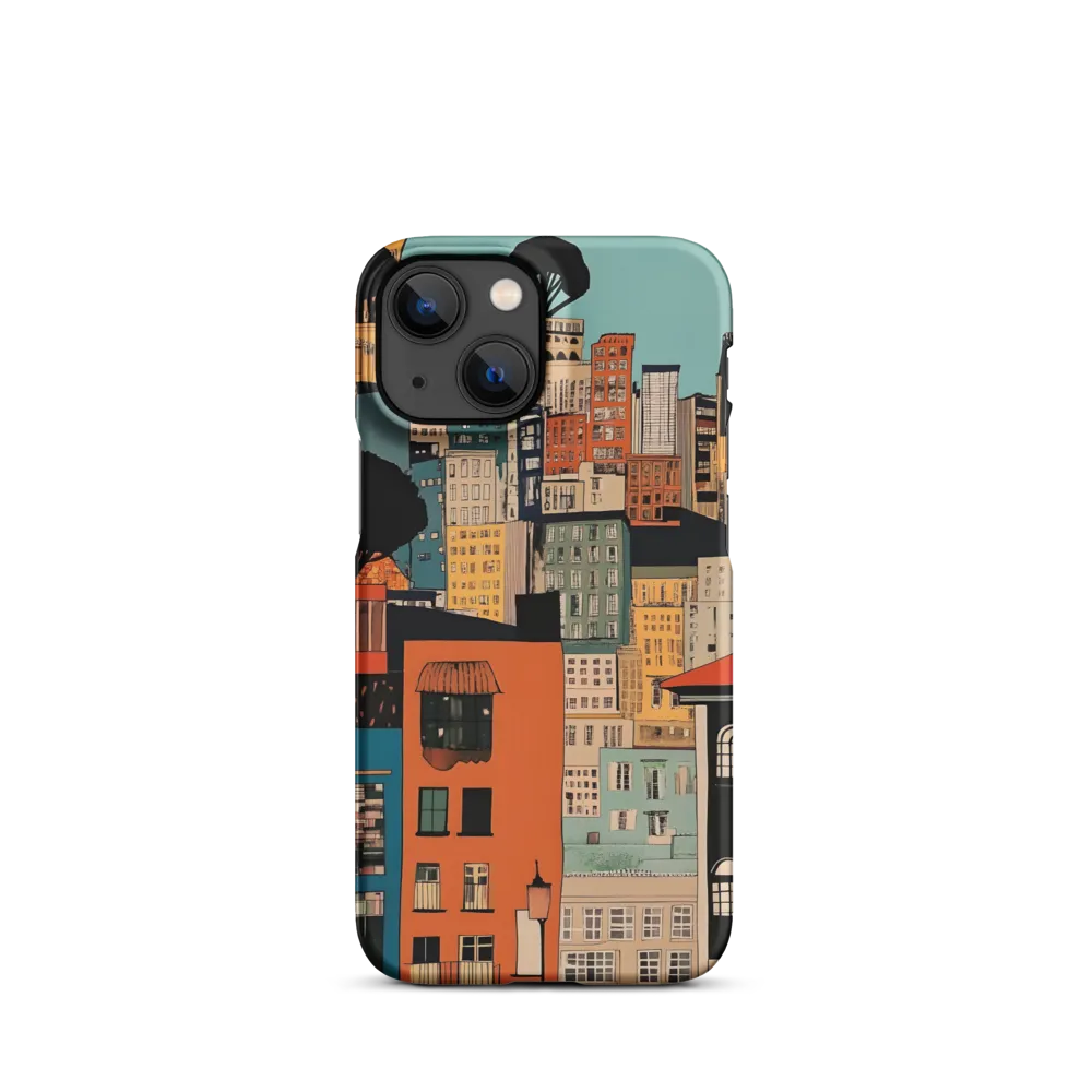 Urban Fusion: A Colorful Cityscape