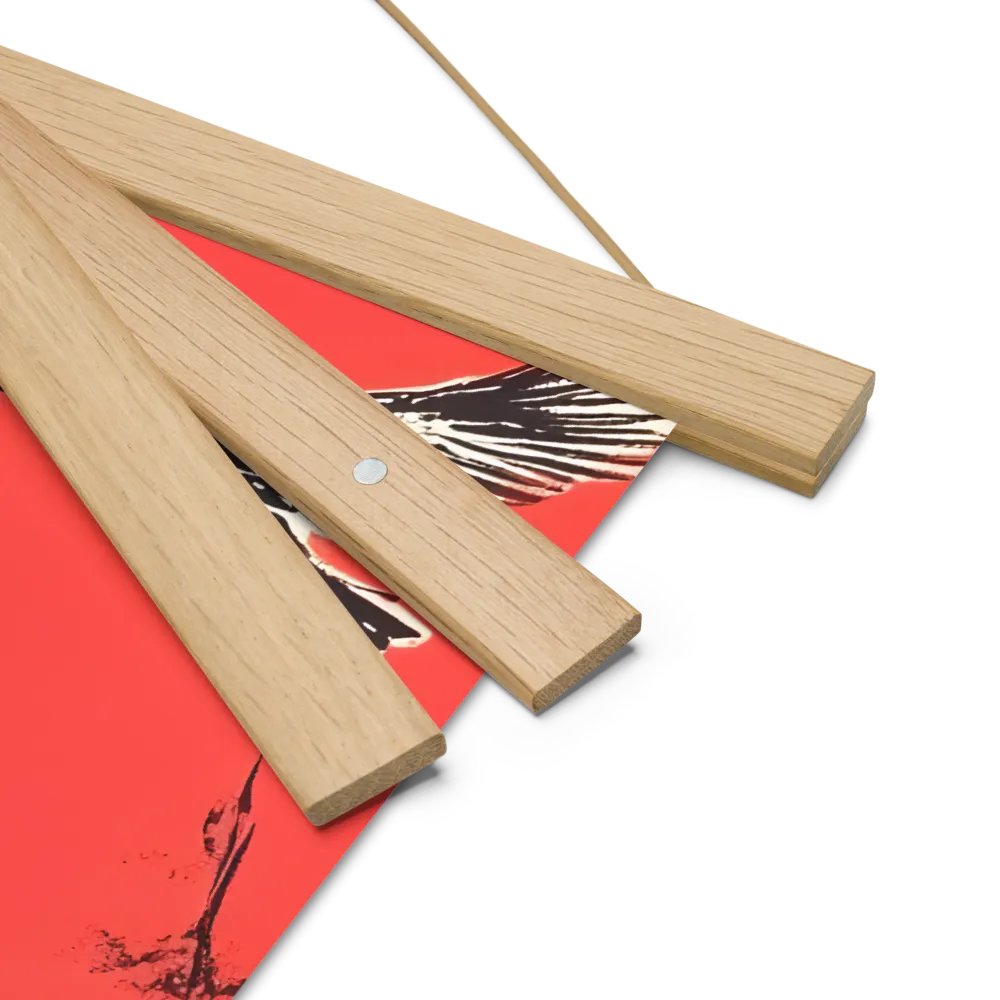 Journey Beyond the Horizon | Poster With Oak Wood Hanger | 14″×14″