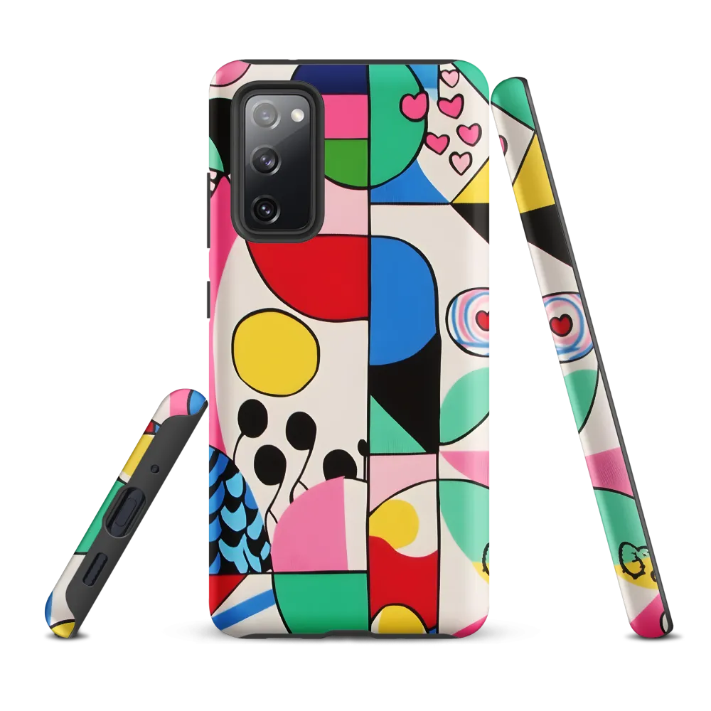 Chromatic Collage of Playful Forms