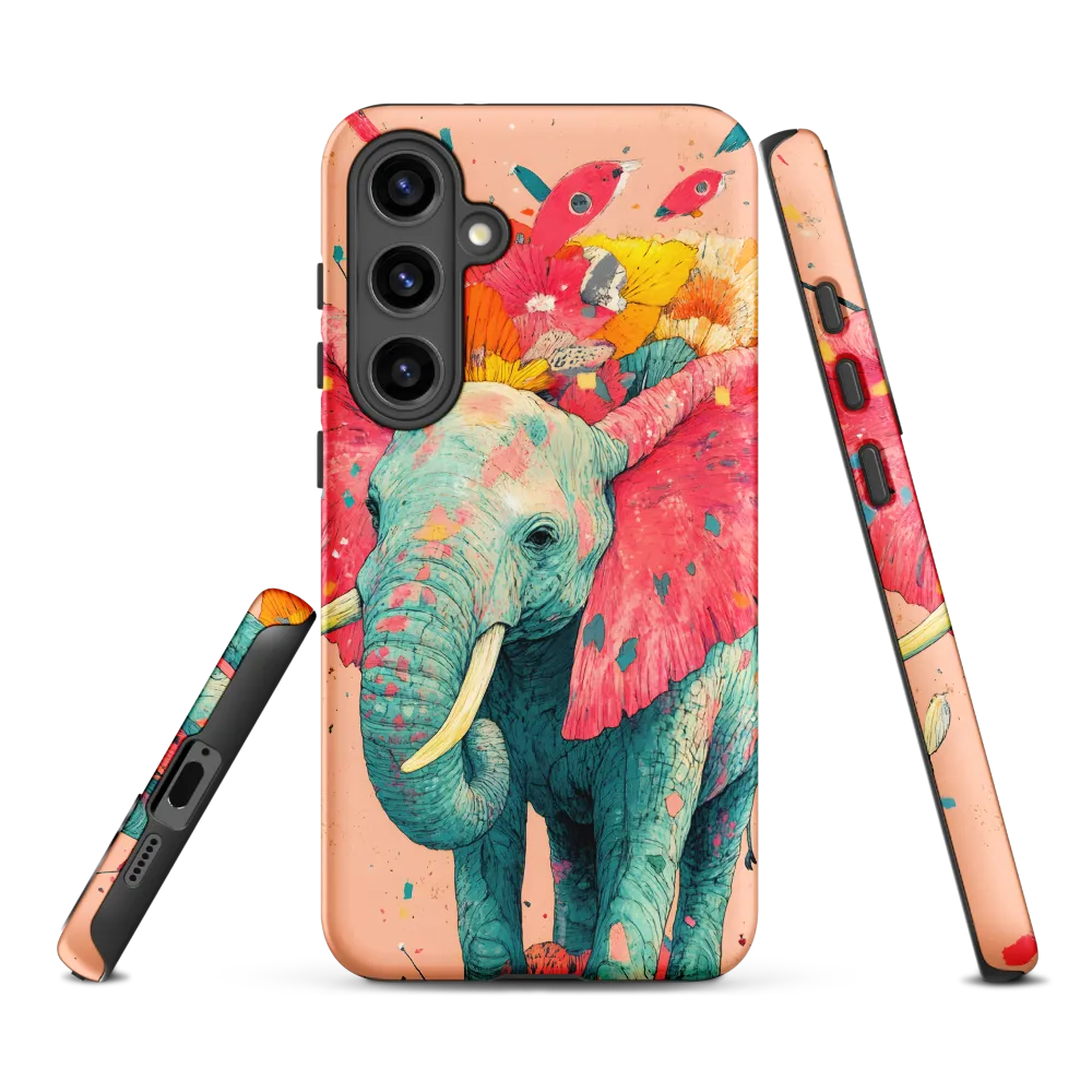 Whimsical Elegance: The Floral Elephant