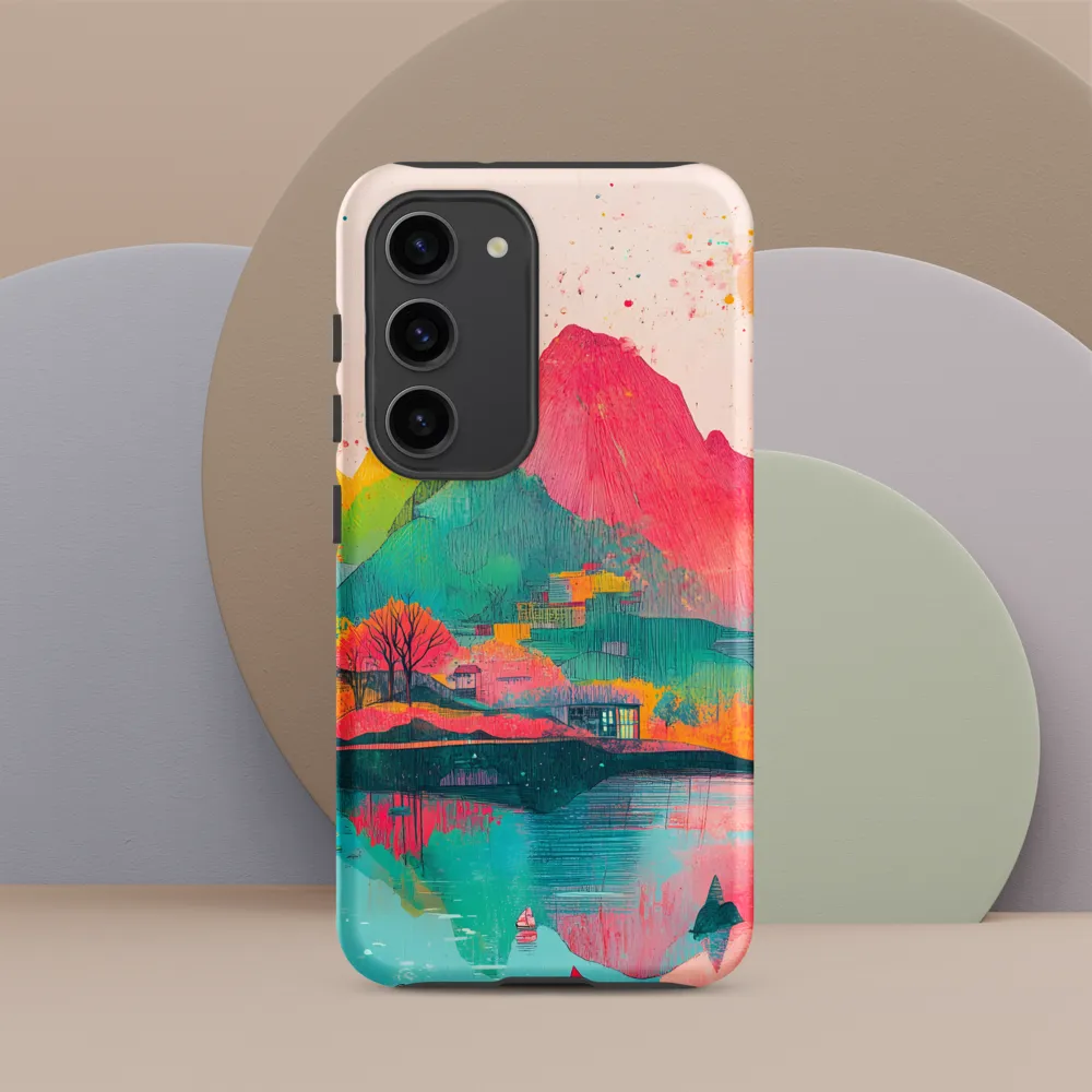 Vibrant Serenity: A Surreal Landscape