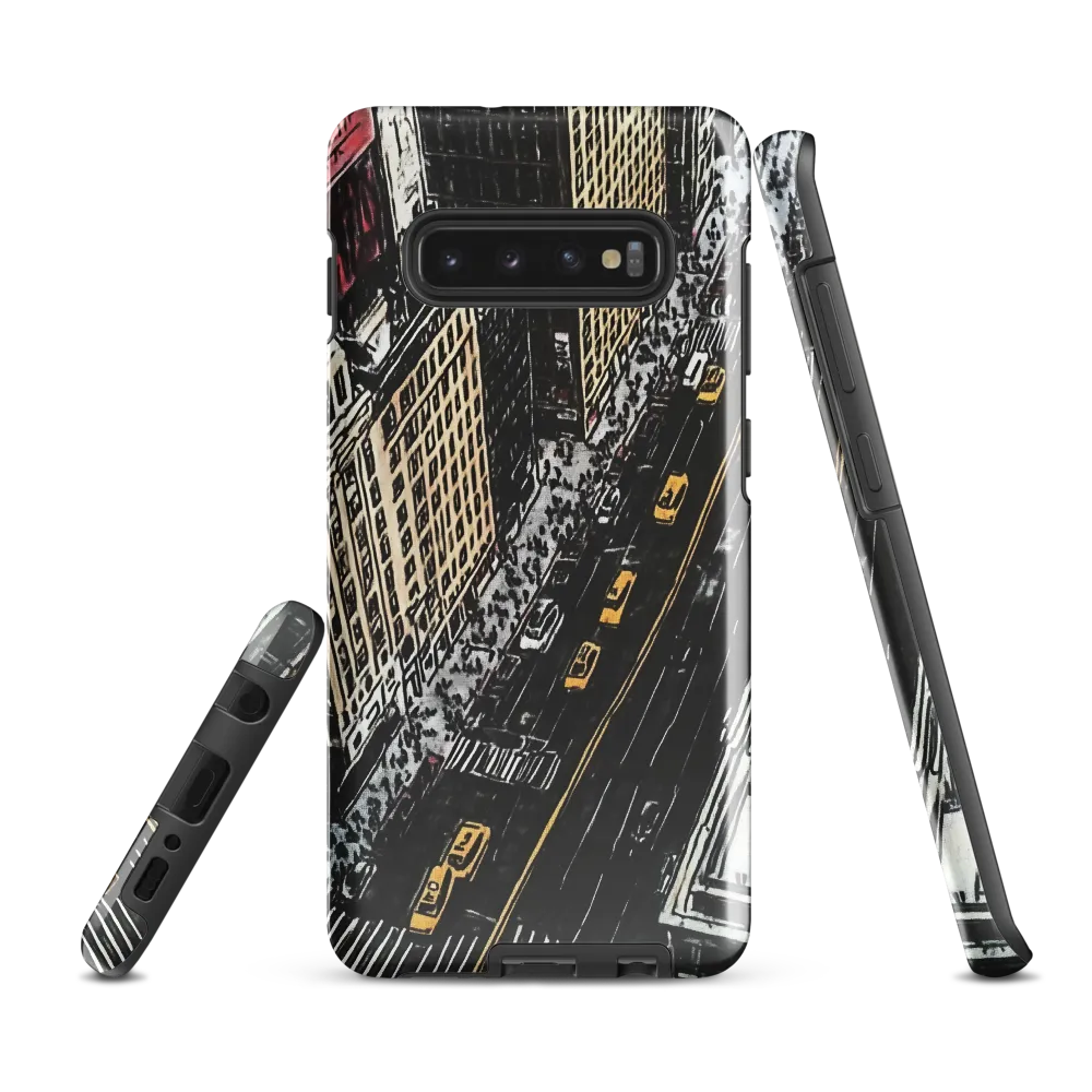 Aerial Symphony: City Pulse | Phone Case |  S10 Plus | Tough Case | Glossy