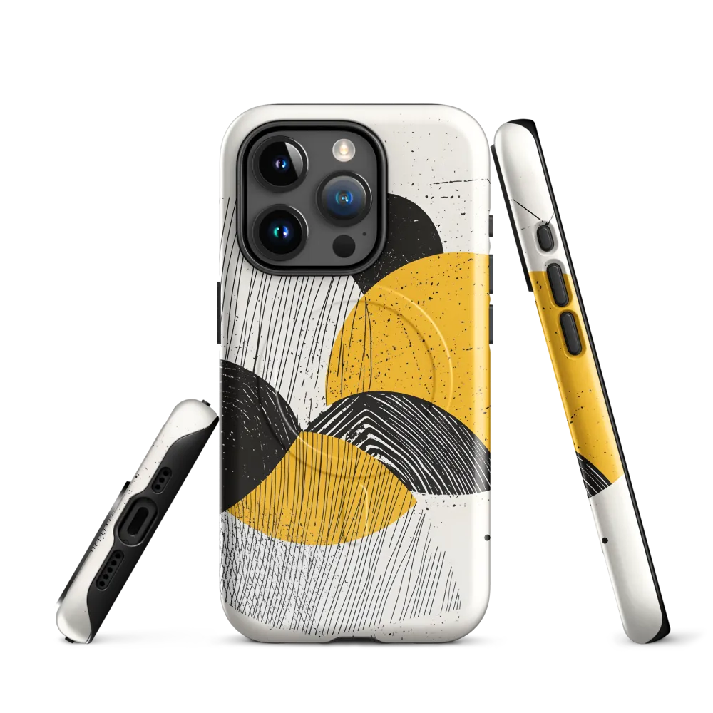 Dynamic Harmony in Black and Yellow